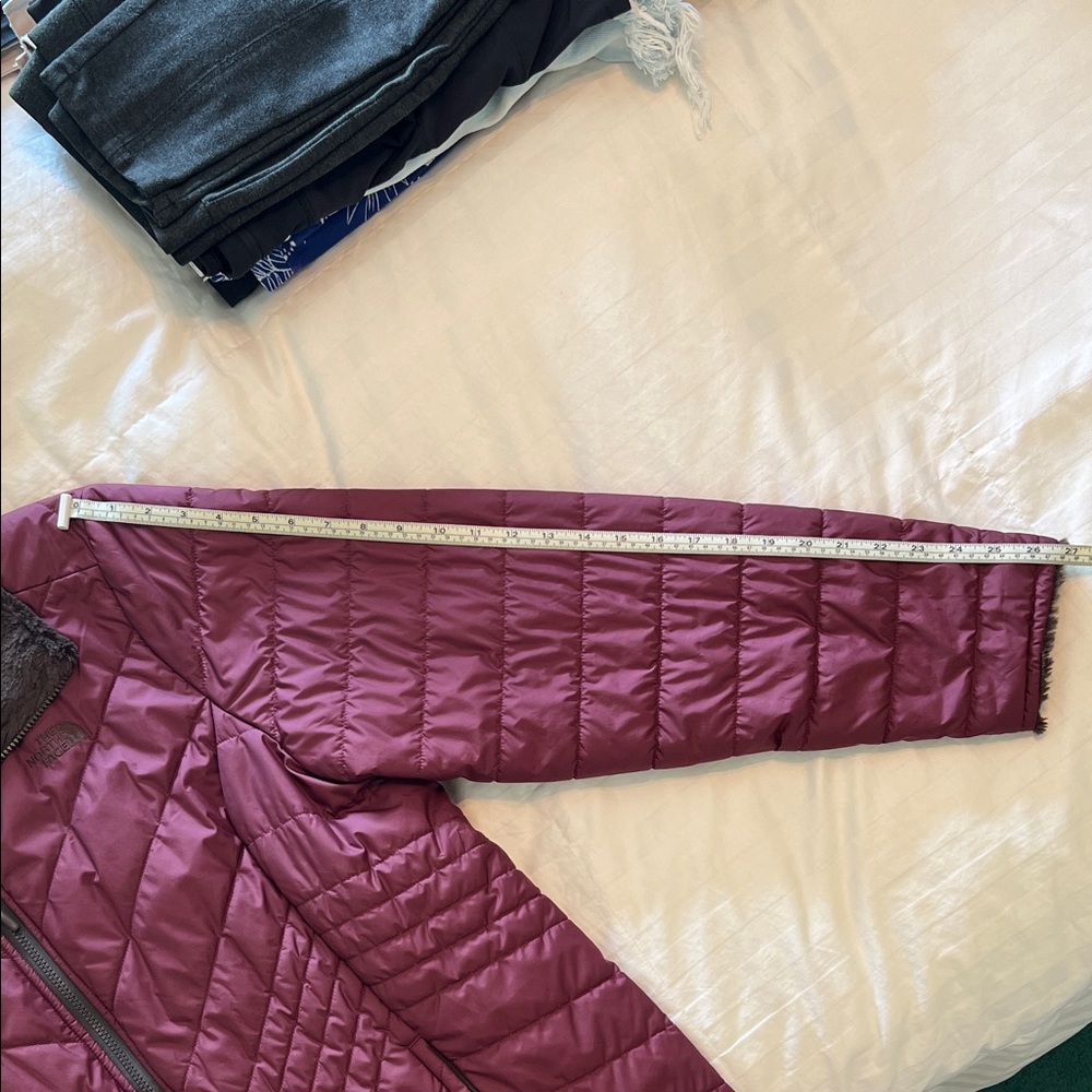 The North Face Women's Maroon Reversible Jacket Size XXL EUC - Picture 12 of 12